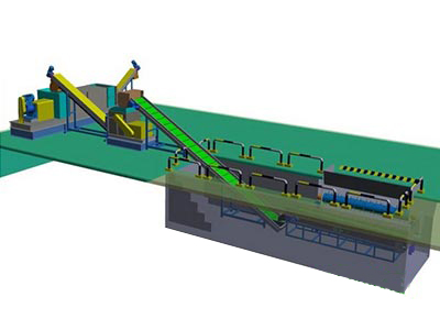 有机垃圾处理-破碎、分选、脱水、固液分离处理